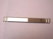 2-1/4" Thin Polished Design Silver Tone Quality Vintage Tie Bar Clip simple