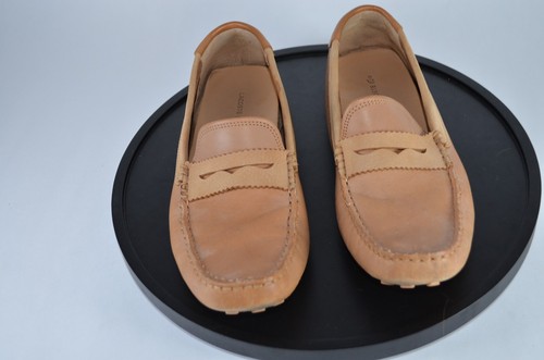 Mocasines de conducción Lacoste Concours-Craft para hombre de cuero tostado talla 8 - Imagen 2 de 9