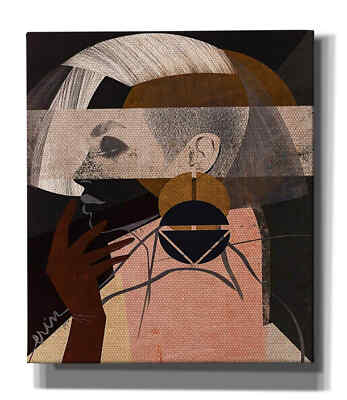 Epic Graffiti 'Face Off No. 2' by Erin K Robinson, Giclee Canvas Wall Art