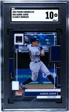 2022 Panini Chronicles #46 Aaron Judge Clearly Donruss SGC 10 GEM MINT