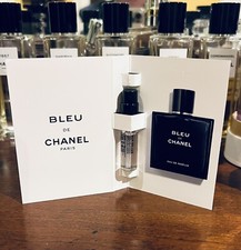 Bleu De CHANEL Eau De Parfum Pour Homme Men  s Spray Sample - Size 1.5 ML