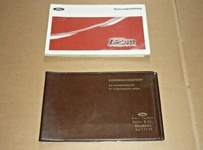 FORD 12M + Coupe + Turnier 1969 Betriebsanleitung Bedienungsanleitung Handbuch - Bild 1 von 3