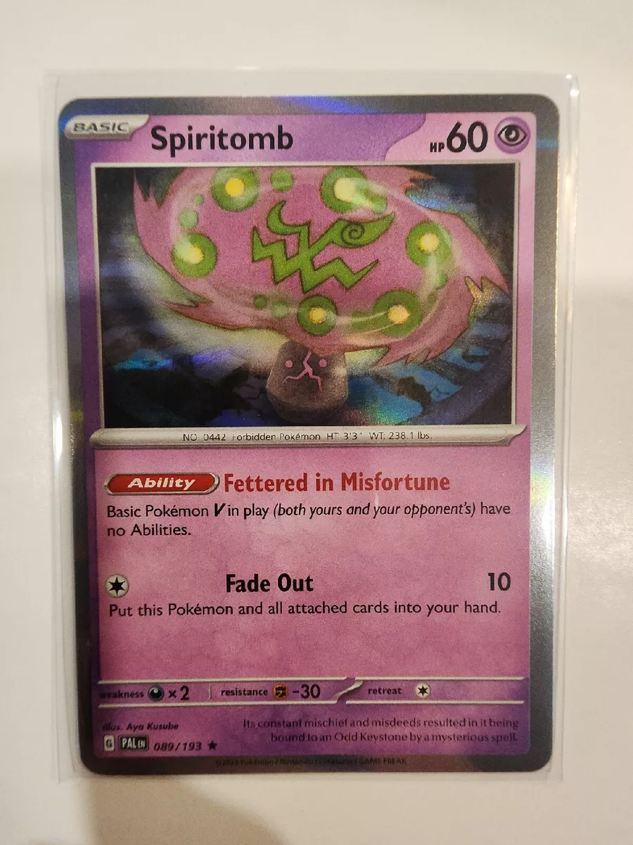 Spiritomb #89 Prices, Pokemon Paldea Evolved