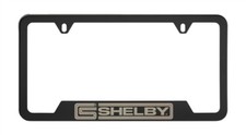 Carroll Shelby Racetrack Logo License Plate Frame- Ford Mustang Cobra GT500 SVT