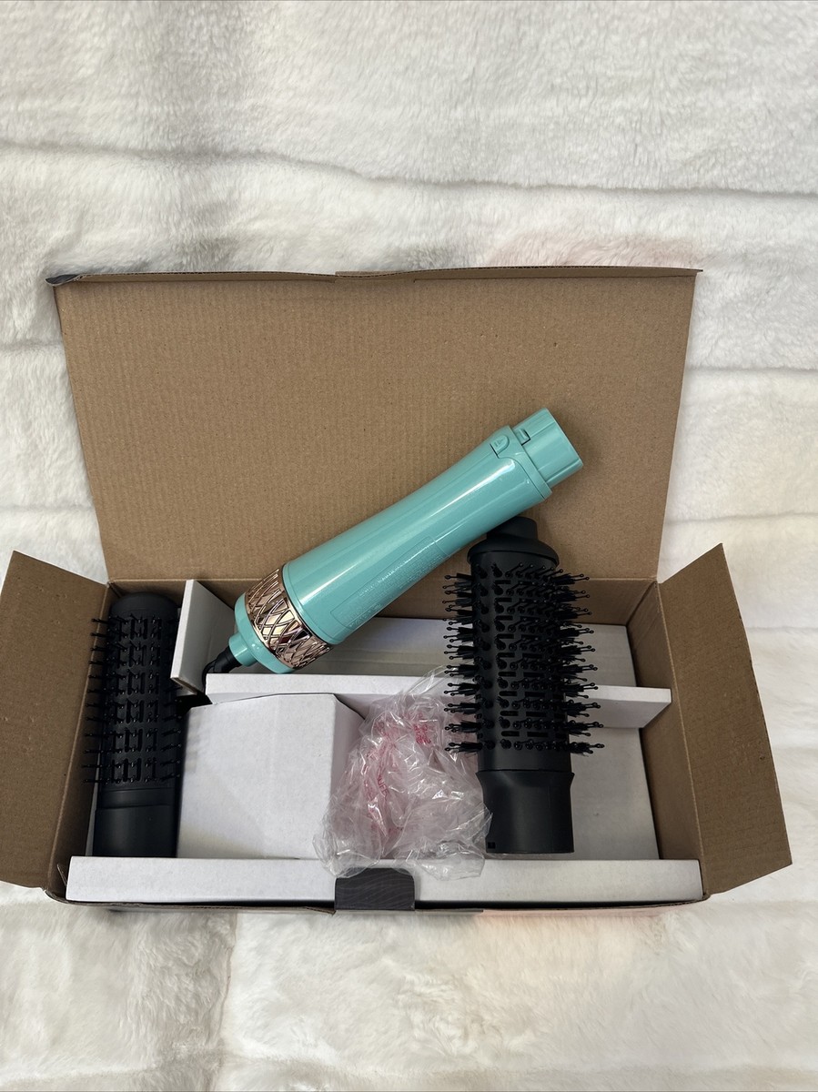 Calista StyleDryer Pro Hair Drying Blowout Brush Blossom Teal Hair New