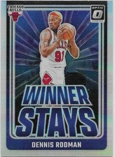 2024-25 Donruss Optic Winner Stays Holo Prizm Dennis Rodman Bulls #16