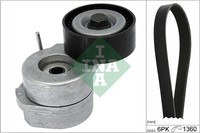 Keilrippenriemensatz Schaeffler INA 529 0293 10 FüR Astra S07 Corsa X15 Opel VAN
