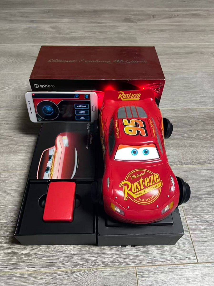 PLAYABLE !! SPHERO ULTIMATE LIGHTNING MCQUEEN CARS DISNEY PIXAR