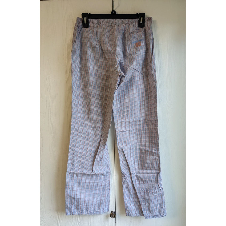 Nautica Blue Women's Blue Plaid Mid Rise Elastic Waist Pajama Pant Size M - Image 2 of 4