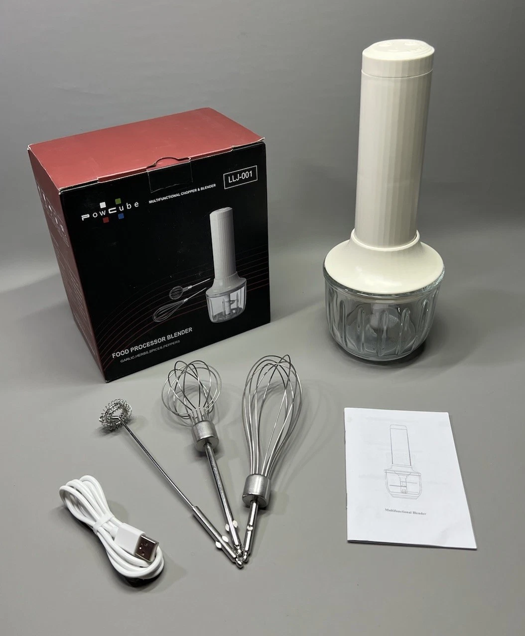 Cordless Hand Blender Mini Chopper Electric Whisk Hand Mixer Baby Food Processor
Opens in a new wind