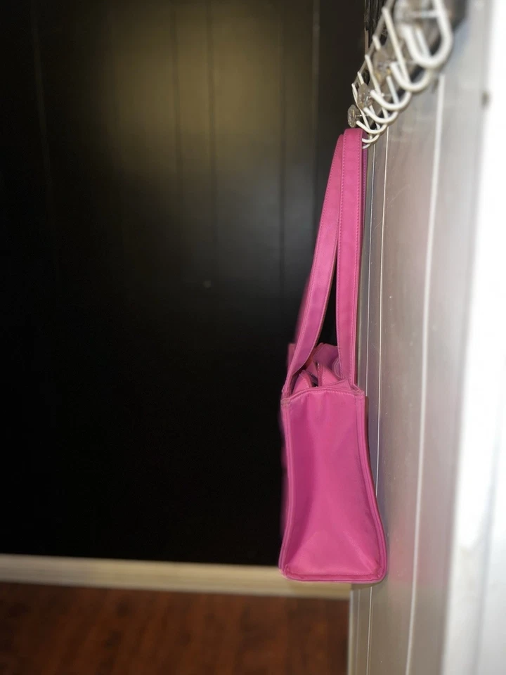 Bolso de Hombro GUESS Vintage Años 90 Rosa Bolso Cartera Logo Foto 3 de 4