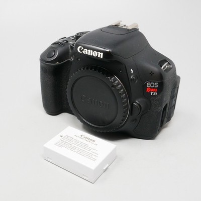 Canon EOS Rebel T3i 18.0MP Digital SLR DSLR Camera Body Only - 46K Clicks