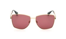 Max CO. MO0104 30S Gold Metal Cat Eye Sunglasses Frame 58-17-140 nose pads