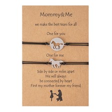 Mom Gifts Mother Daughter Bracelets Matching for Wish Bracelets Prese