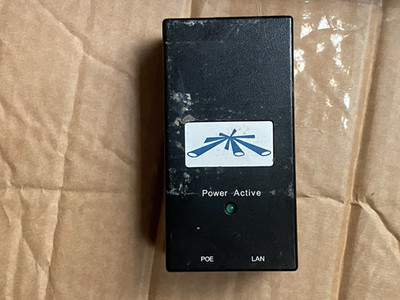 Ubiquiti UBI-POE-24-S PoE Injector Unifi Carrier PoE Adapter 24V-0,5A Injektor