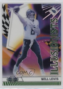 2023 Panini Illusions Illusionists Emerald Will Levis #18 Rookie RC