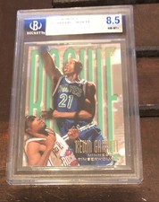 1995/96 Kevin Garnett T-Wolves Ultra Fleer Rookie Card #274 BGS Graded NM 8.5