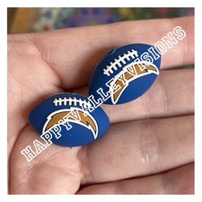 2 Piece LOS ANGELES Football Team Silicone Focal Beads DIY Jewelry Pens 