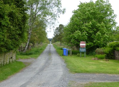 Photo 6x4 St Oswald's Way  Harwood/NZ0090 Heads north from Harwood. c2016