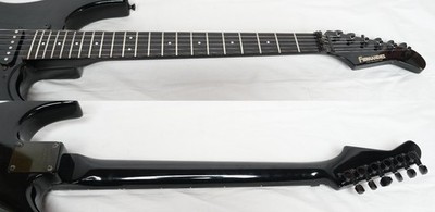 FERNANDES REVOLVER FR-55 BLACK Short Scale Model 1980s Made in