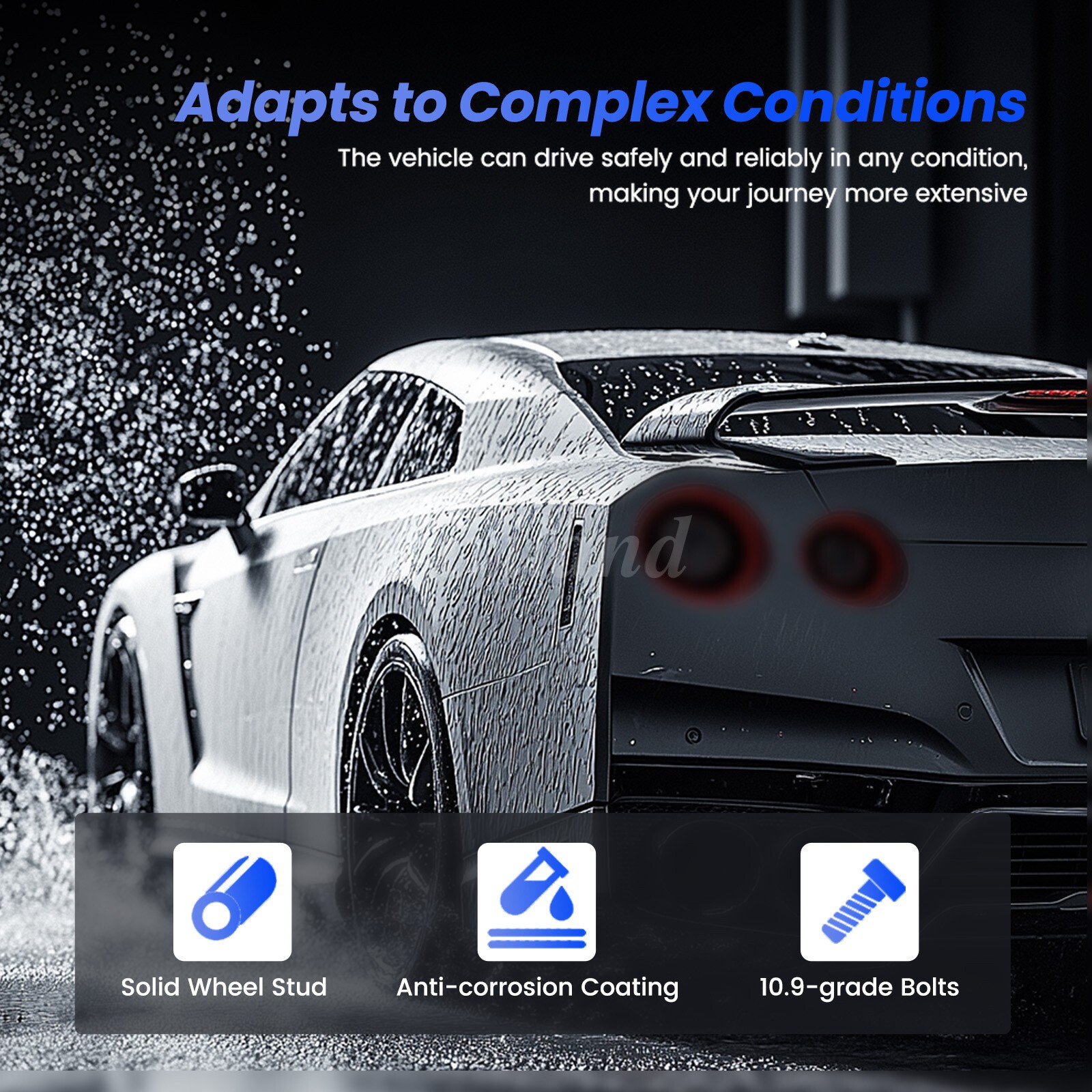 Front Pair Steering Knuckle and Wheel Hub Bearing for 2006 - 2011 Honda Civic