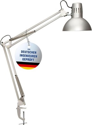 Schreibtischlampe LED MAULstudy Lampe E27 Schreibtischlampe Retro Klemmfuß 3000K