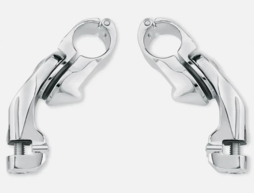 OEM Harley 50830-07A Cromo 1.25" Protector de motor Barra de choque Softail Touring Foto 3 de 4