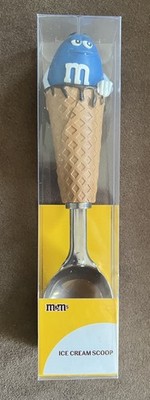 M&M Ice Cream Scoop Blue M&M s Chocolate Cone 2023 New In Box