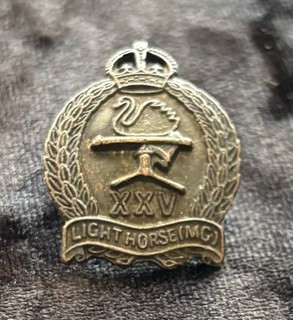 COPY 25th Light Horse Regiment (Machine Gun) Single Collar