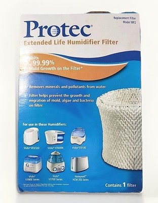 Protec WF2 Extended Life Humidifier Filter Replacement Vicks Honeywell New