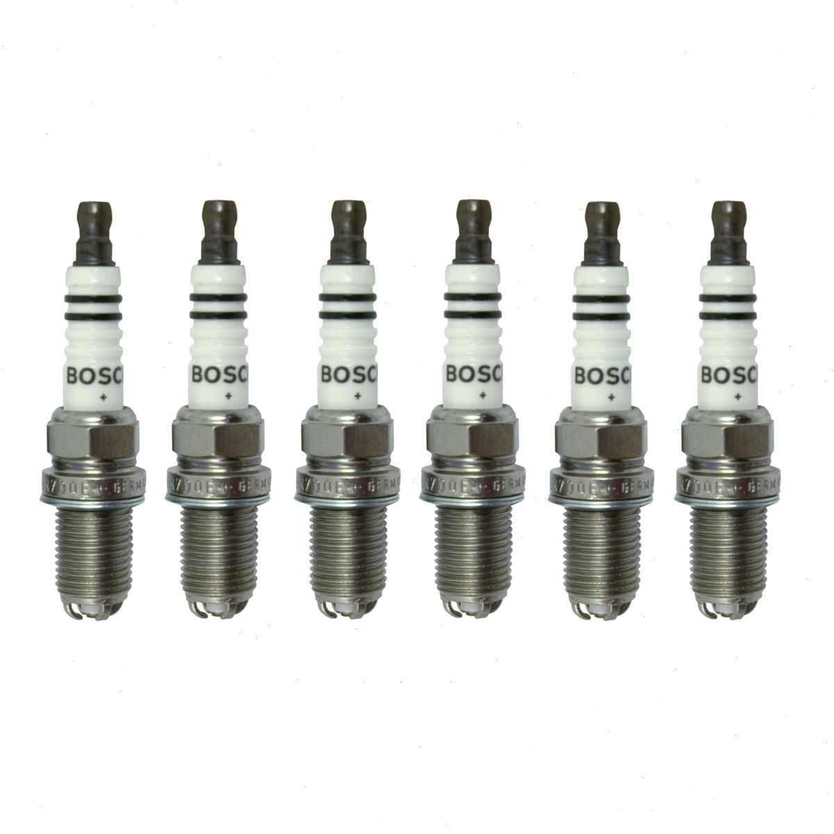 6 pc Bosch Nickel Copper Spark Plugs for 1992-1997 Volvo 960 2.9L L6 cv