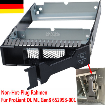 SAS/SATA 3.5'' LFF Non-Hot-Plug Einbaurahmen Tray für HP Gen8 DL320e DL160 DL380e