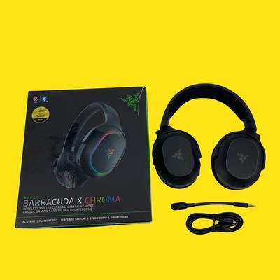 Razer Barracuda X Chroma Bluetooth Gaming Headset NO DONLGE #4413 z39 b17