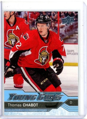 2016-17 Upper Deck Young Guns #488 Thomas Chabot RC - Ottawa Senators