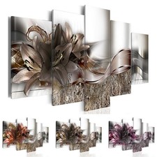 5x Unframed Larger Flower Art Oil Painting Canvas Print Wall Picture Home Decor