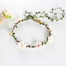 Headwear Hair Wreath Hair Flower Headband Haimeikang Crown Women Rattan Flower
