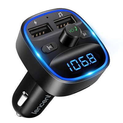 Bluetooth FM Transmitter | Klare Musik | 2 USB-Ladung