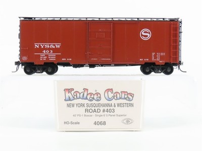 HO Scale Kadee Cars 4068 NYS&W Susquehanna 40' PS-1 Single Door Box Car #403