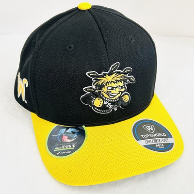 #ad Top of the World Wichita State Shockers Victory Hat Cap Stretch Flex M L 2 Tone $24.95