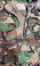 Hugo Sagat Ranger Vest Sz Large Woodland Camo Tactical Pockets And Hoodie