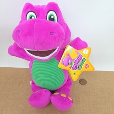 Mattel Fisher-Price - Barney's World Plush - BARNEY 8 inch - With Tags
