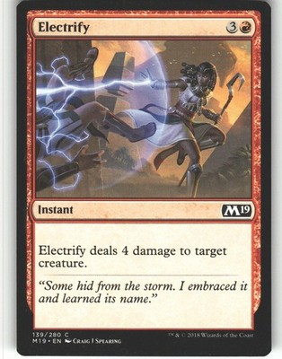 Electrify - Core Set 2019 - MTG - Common - #139 - NM