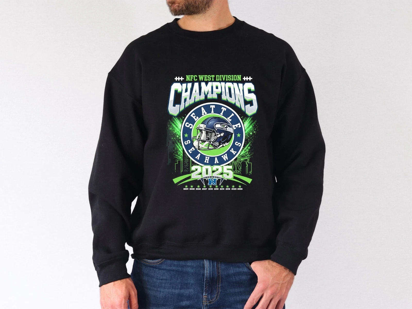 Seattle Seahawks 2025 NFC West Division Champions Sweatshirt