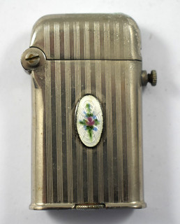 Vintage Swiss Made Thorens Collectible Single Claw Push Lighter READ! lot.wo