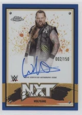 2025 Topps Chrome WWE NXT Auto Blue Refractor /150 Wolfgang #NXT-WGG Auto