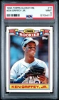 1990 Topps Glossy (Tiffany) Rookies #11 Ken Griffey Jr. PSA 9 Mint Double ** Var