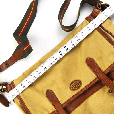 POLOラグビーMessenger Bag Vintage Ralph Lauren Rugby Messenger Bag Football Club Accessory