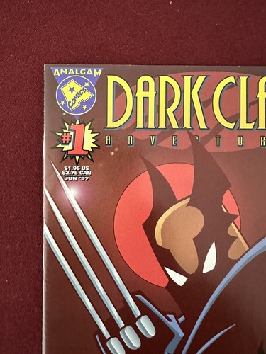 DARK CLAW ADVENTURES #1 Amalgam June 1997 DC  Marvel Crossover Wolverine Batman - Picture 2 of 7