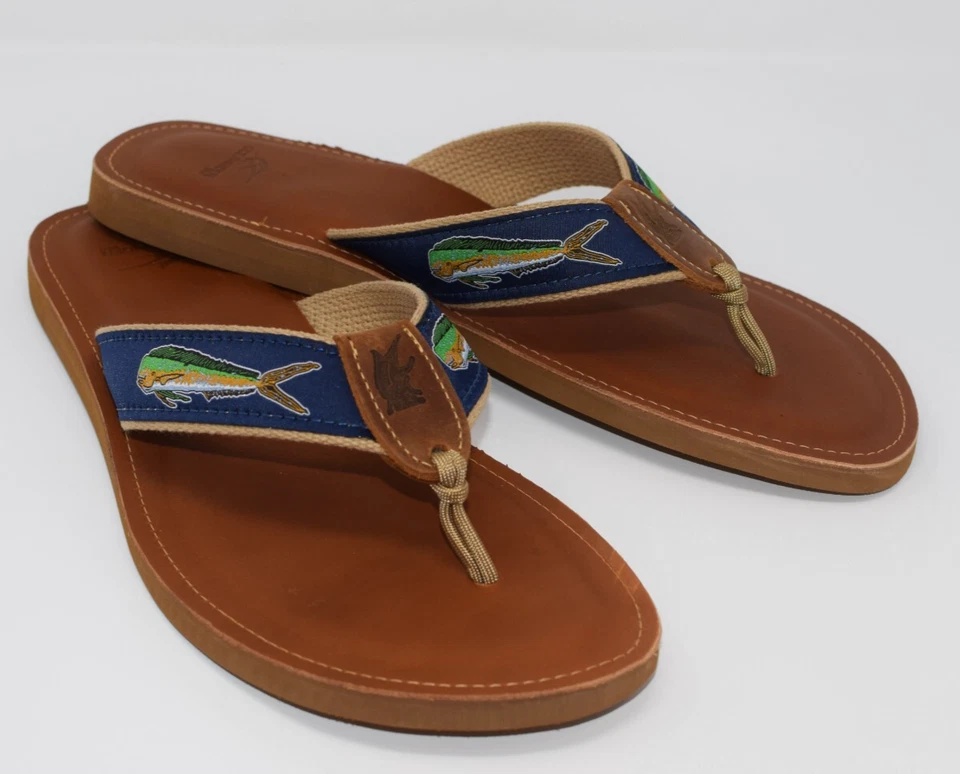 OCEAN RIDER Hombre Original Clásico CUERO MAHI NUEVO Hecho en EE. UU. Foto 3 de 4