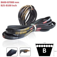 B Section V Belt / Vee Belt / Fan Belt B600-B7000 mm / B25-B100 Inch 17MM X 11MM